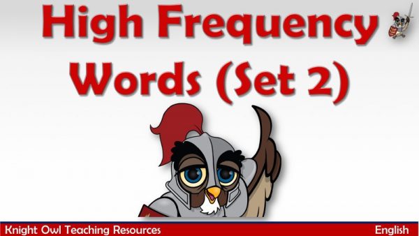 High Frequency Words Set 2 1