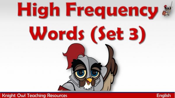 High Frequency Words Set 3 1