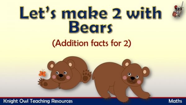 Let's make 2- Addition facts for 2 (bears)1
