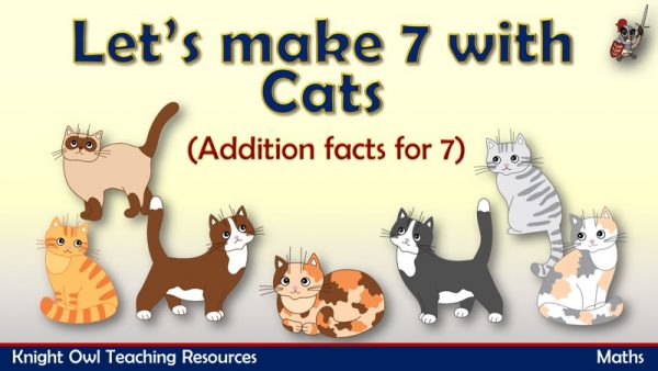 Let's make 7- Addition facts for 7 (cats)1