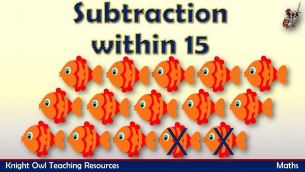 Subtraction within 15 (Fish)1
