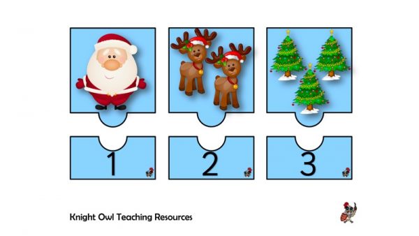 Christmas Jigsaws 1-10 1
