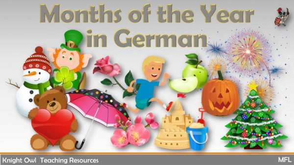 Months of the Year in German 1