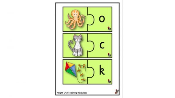 Phase 2 Phonics Jigsaw Puzzles