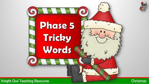 Christmas Phase 5 Tricky Words 1