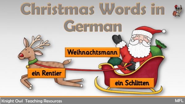 Christmas Words in German 1