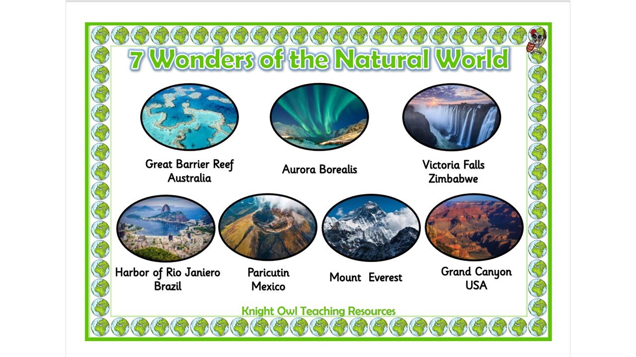 7 Natural Wonders Of The World List Seven Wonders Of The World List 7 Natural Wonders Of The World List Seven Wonders Of The World List